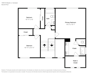 Floor plan 2 for 15555 W Meade Ln