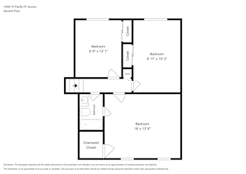 Floor plan 3 for 15561 E Pacific Pl