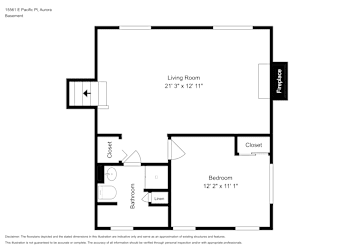 Floor plan 1 for 15561 E Pacific Pl