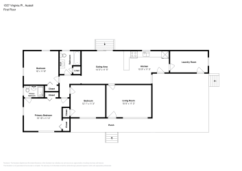 Floor plan 1 for 1557 Virginia Pl