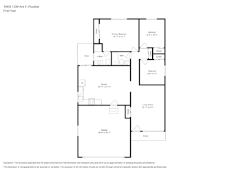 Floor plan 1 for 15605 120th Ave E