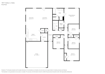 Floor plan 1 for 15617 Gatsby Ln