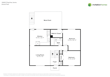 Floor plan 2 for 15626 E Floyd Ave