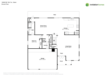 Floor plan 1 for 15656 SW 15th Ter