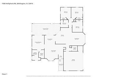 Floor plan 1 for 1566 Hollyhock Rd