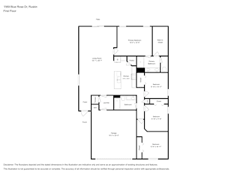 Floor plan 1 for 1569 Blue Rose Dr