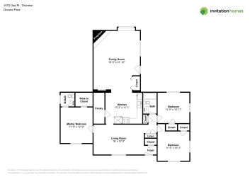Floor plan 1 for 1570 Oak Pl