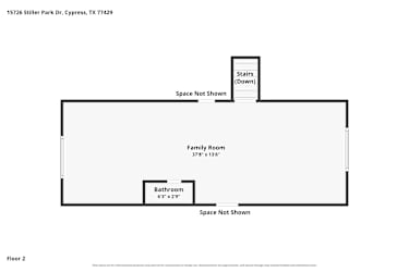 Floor plan 2 for 15726 Stiller Park Dr