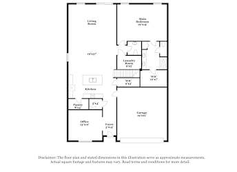 Floor plan 1 for 1580 Blue Rose Dr