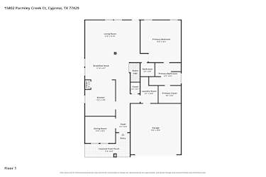 Floor plan 2 for 15802 Parmley Creek Ct