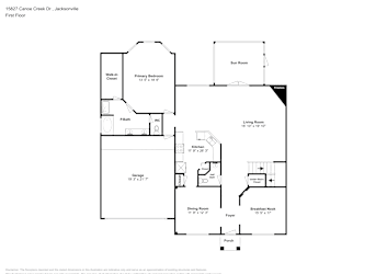 Floor plan 1 for 15827 Canoe Creek Dr