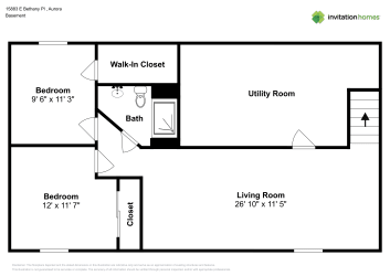 Floor plan 1 for 15883 E Bethany Pl