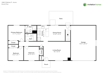 Floor plan 2 for 15883 E Bethany Pl