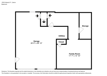Floor plan 1 for 1593 Kimberly Pl