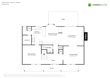Floor plan 1 for 15934 Pinyon Creek Dr
