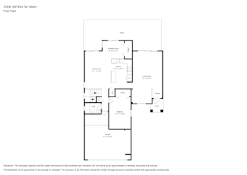 Floor plan 1 for 15935 SW 83rd Ter