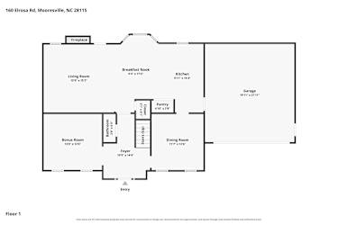 Floor plan 2 for 160 Elrosa Rd