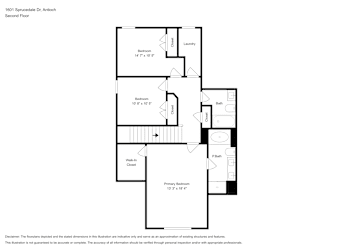Floor plan 2 for 1601 Sprucedale Dr