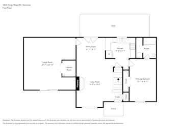 Floor plan 2 for 1602 Kings Ridge Dr