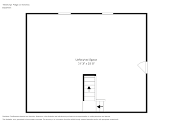 Floor plan 1 for 1602 Kings Ridge Dr