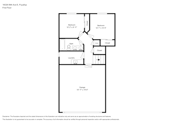 Floor plan 1 for 16026 89th Ave E