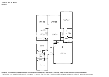 Floor plan 1 for 16028 SW 86th Ter