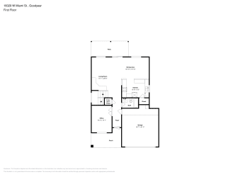 Floor plan 1 for 16029 W Miami St