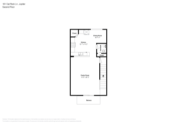 Floor plan 2 for 161 Cat Rock Ln