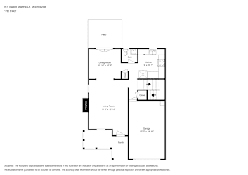 Floor plan 1 for 161 Sweet Martha Dr