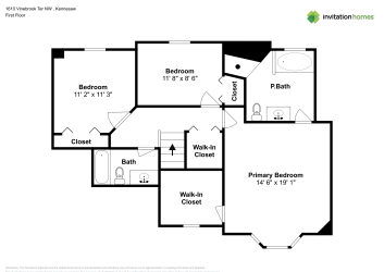 Floor plan 2 for 1610 Vinebrook Ter NW