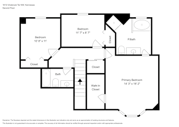 Floor plan 2 for 1610 Vinebrook Ter NW