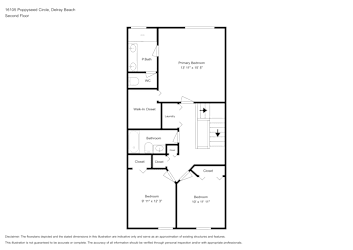 Floor plan 2 for 16105 Poppyseed Cir