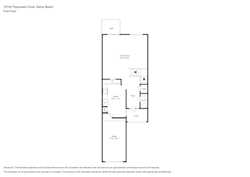 Floor plan 1 for 16105 Poppyseed Cir
