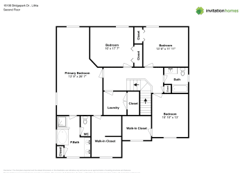 Floor plan 2 for 16106 Bridgepark Dr