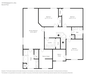Floor plan 2 for 16106 Bridgepark Dr