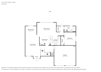 Floor plan 1 for 16147 SW 143rd St