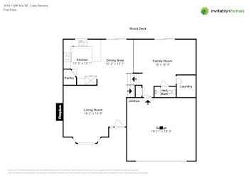 Floor plan 1 for 1616 112th Ave SE