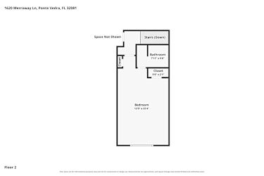 Floor plan 2 for 1620 Merroway Ln