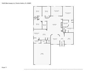 Floor plan 1 for 1620 Merroway Ln