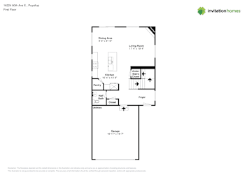 Floor plan 1 for 16224 80th Ave E