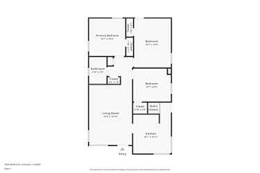 Floor plan 2 for 1624 Mulford St