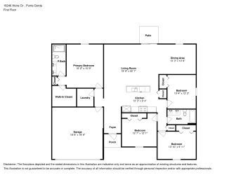 Floor plan 1 for 16246 Alcira Cir