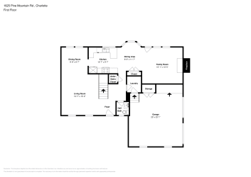 Floor plan 1 for 1625 Pine Mountain Rd