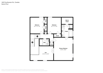 Floor plan 2 for 1625 Pine Mountain Rd