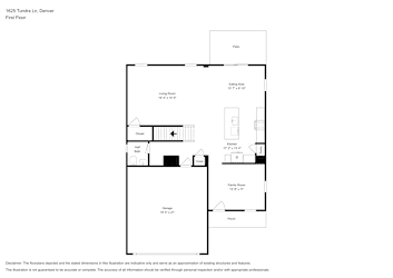 Floor plan 1 for 1625 Tundra Ln