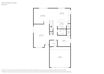 Floor plan 1 for 16251 W Statler St