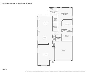 Floor plan 1 for 16255 W Moreland St