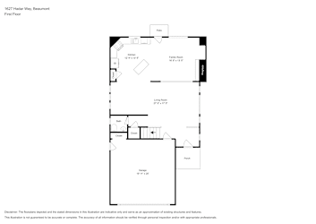 Floor plan 1 for 1627 Hadar Way