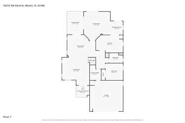 Floor plan 2 for 16372 SW 93rd St