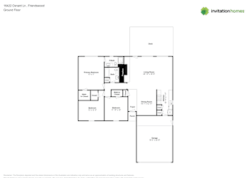 Floor plan 1 for 16422 Oxnard Ln